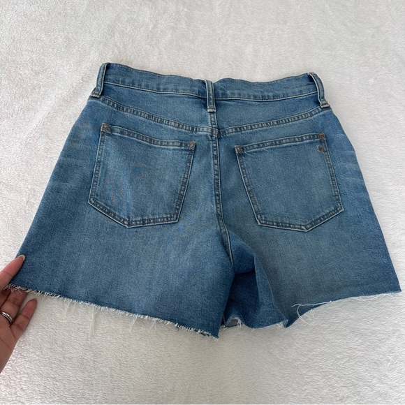 *SOLD* Madewell High-Rise Denim Shorts Button-Front Edition Size 26 - Picture 8 of 11